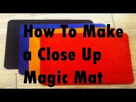 Close up magic mat